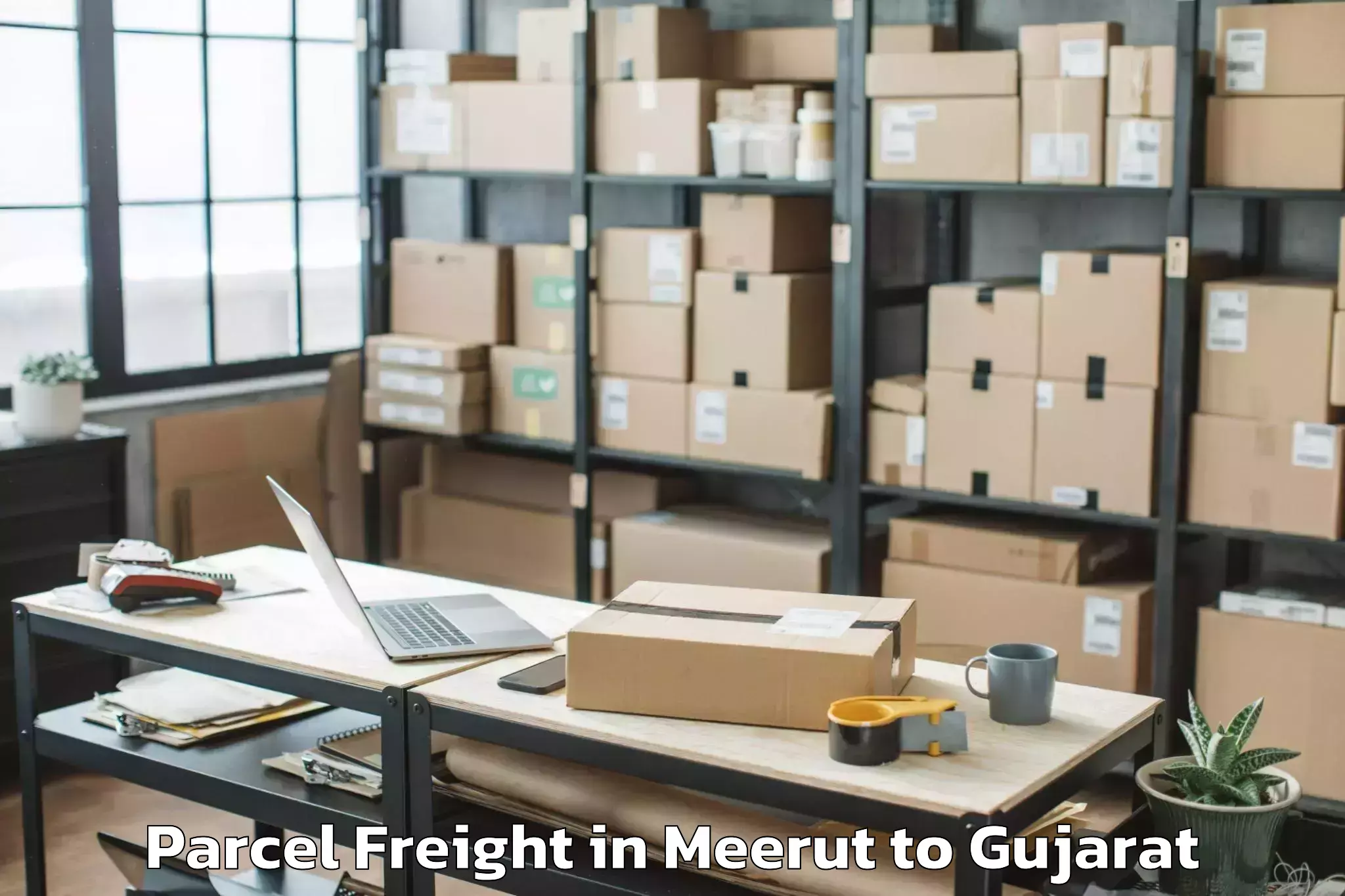 Easy Meerut to National Institute Of Design A Parcel Freight Booking